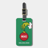 Grinch | Personalized Ornament Gepäckanhänger (Vorderseite vertikal)