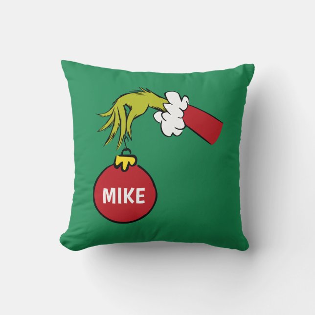 Grinch | Personalized Ornament Kissen (Vorderseite)
