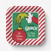 Grinch | Personalized Ornament Pappteller (Vorderseite)