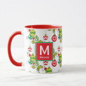 Grinch-Schmuck | Fügen Sie Ihren Namen und Initial Tasse (Links)