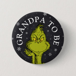 Grinch-Schultafel-Baby-Party   Opa Button