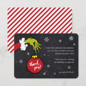 Grinch Schultafel Geburtstags Danke (Vorne/Hinten)