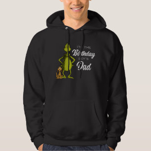 Grinch-Schultafel Geburtstagsjunge-Vater Hoodie