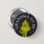 Grinch-Schultafel | Oma wird bald Button (Vorne & Hinten)