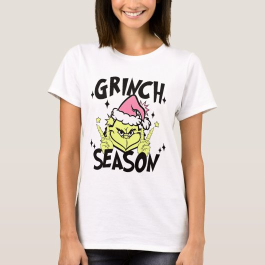 Grinch Season T - Shirt | Funny Christmas Grinch T (Vorderseite)