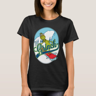 Grinch Snowboardfahren T-Shirt