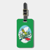 Grinch Snowboarding Gepäckanhänger (Vorderseite vertikal)