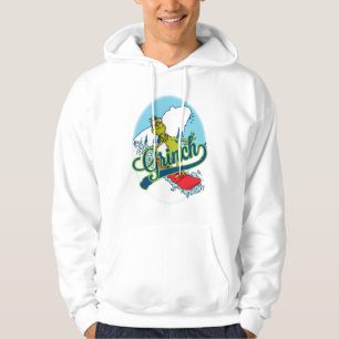 Grinch Snowboarding Hoodie