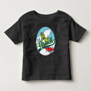 Grinch Snowboarding Kleinkind T-shirt