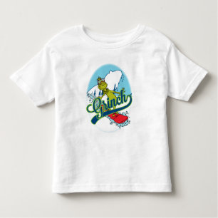 Grinch Snowboarding Kleinkind T-shirt