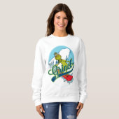 Grinch Snowboarding Sweatshirt (Vorne ganz)