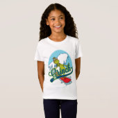 Grinch Snowboarding T-Shirt (Vorne ganz)