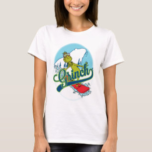 Grinch Snowboarding T-Shirt