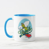 Grinch Snowboarding Tasse (Links)