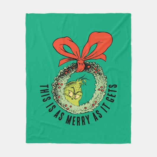 Grinch | So lustig wird's maximal Fleecedecke (Vorderseite)