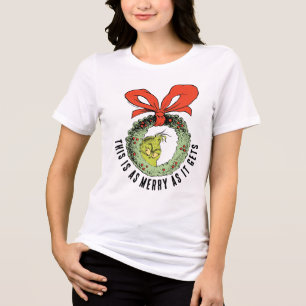 Grinch So lustig wird's maximal Tri-Blend Shirt