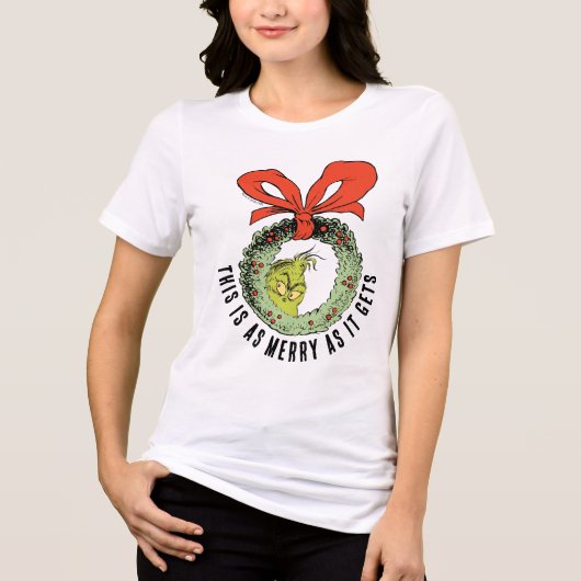 Grinch | So lustig wird's maximal Tri-Blend Shirt (Vorderseite)