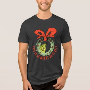 Grinch So lustig wird's maximal Tri-Blend Shirt