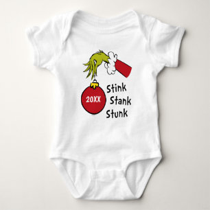 Grinch Stink Stank Stunk Baby Strampler