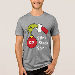 Grinch Stinkt Stank Stunk Tri-Blend Shirt