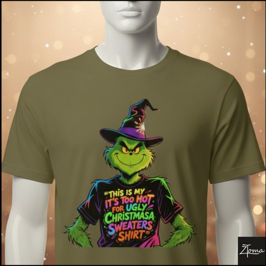 Grinch Sweater Shirt Witch Hat Quote