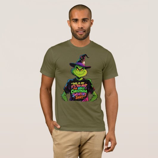 Grinch Sweater Shirt Witch Hat Quote (Vorne ganz)