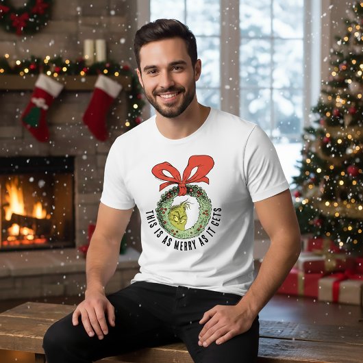 Grinch | This Is As Merry As It Gets Tri-Blend Shirt