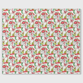 Grinch Unartig oder Nett Muster Geschenkpapier (Flach)