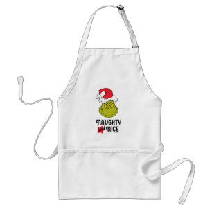 Grinch Unartig und Artig Schürze
