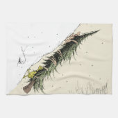 Grinch und Max bringen den Weihnachtsbaum zurück Geschirrtuch (Horizontal)