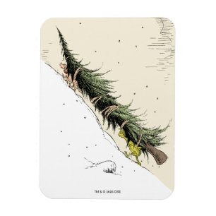 Grinch und Max bringen den Weihnachtsbaum zurück Magnet