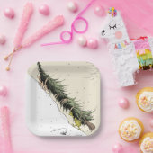 Grinch und Max bringen den Weihnachtsbaum zurück Pappteller (Party)