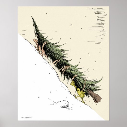 Grinch und Max bringen den Weihnachtsbaum zurück Poster (Vorne)