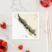 Grinch und Max bringen den Weihnachtsbaum zurück Serviette (Beispiel)