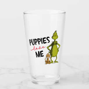 Grinch und Max Welpen lieben mich Glas