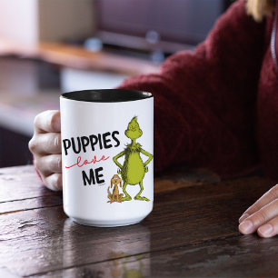 Grinch und Max   Welpen lieben mich Tasse