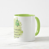 Grinch Vibes Coffee Tasse - Perfekt spielende Sips (VorderseiteRechts)