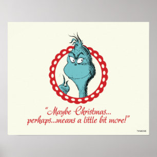 Grinch Vielleicht Weihnachten… Poster