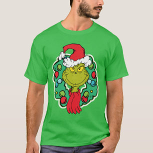 Grinch   Weihnachts-Kranz T-Shirt