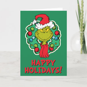 Grinch Weihnachtsgirlande Feiertagskarte