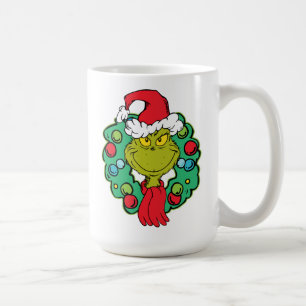Grinch Weihnachtskränze Kaffeetasse