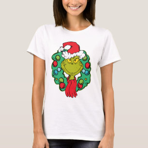 Grinch Weihnachtskränze T-Shirt