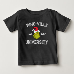 Grinch Who-ville Universität Est 1957 Baby T-shirt