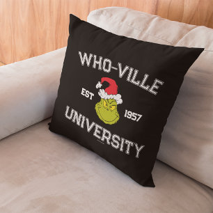 Grinch Who-ville Universität Est 1957 Kissen