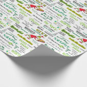 Grinch Zitat Muster Geschenkpapier (Ecke)