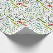 Grinch Zitatmuster Geschenkpapier (Ecke)