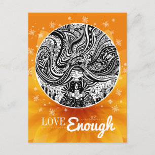 Grincheux Angel Wish Orange Postkarte
