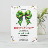 Grinchmas Holiday Party Invitation Einladung (Stehend Vorderseite)