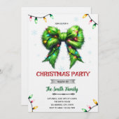 Grinchmas Holiday Party Invitation Einladung (Vorne/Hinten)