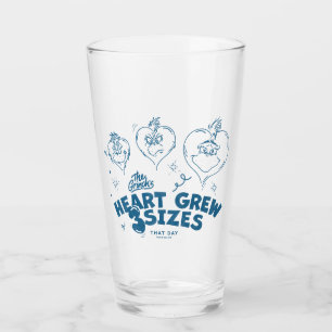 Grinch's Heart wuchs um 3 Größen Glas
